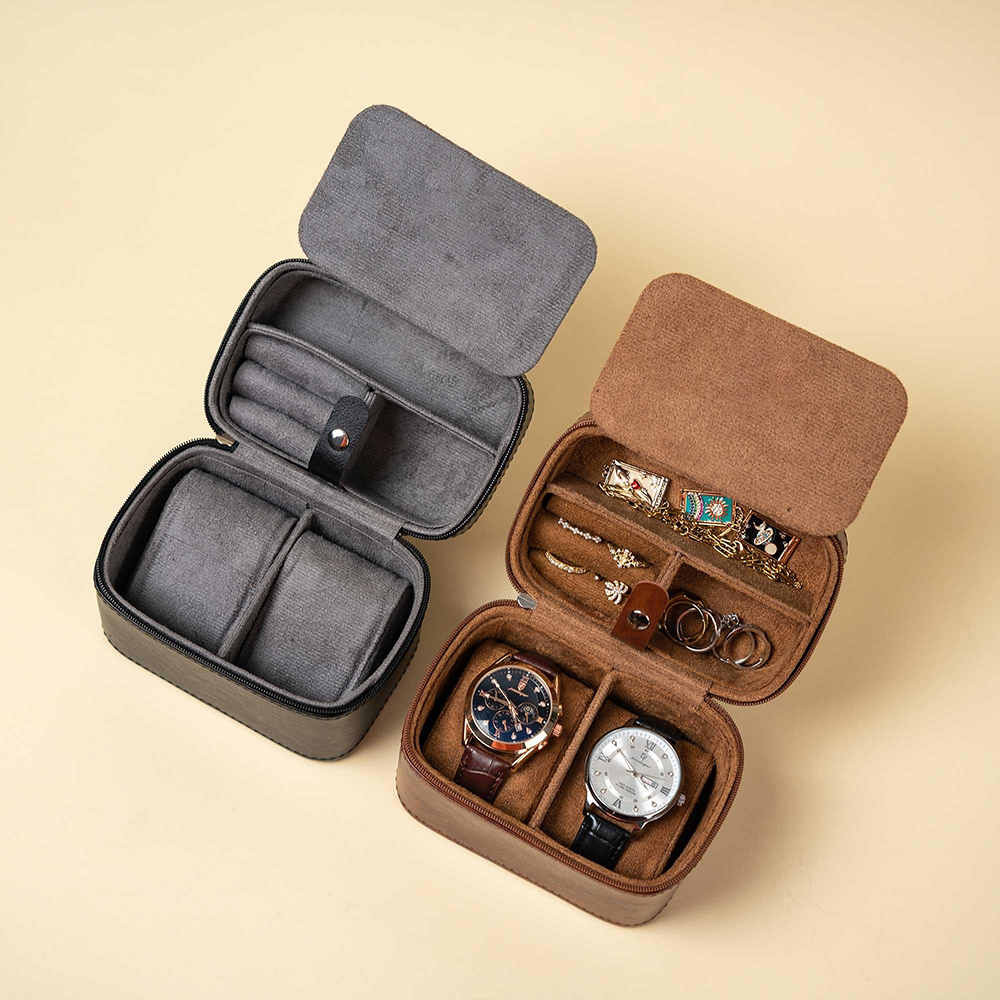 Men'S Grooming Wedding Day - Erkekler İçin Kişiselleştirilmiş Saat Kutusu Seyahat
