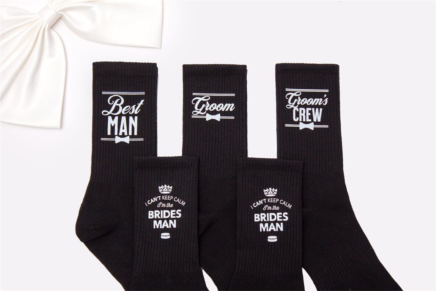 Men'S Grooming Wedding Day - Damat çorapları, Sağdıç hediyeleri, sağdıç hediyeleri,
