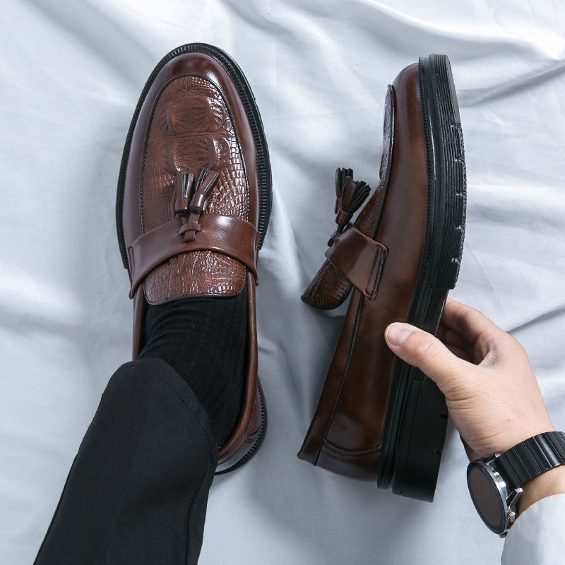 Mens Grooming On Sale - Erkek ayakkabıları Deri Erkek Moda Bahar