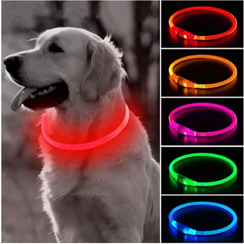 Men'S Grooming Products - Led Işık köpek tasması Ayrılabilir Parlayan