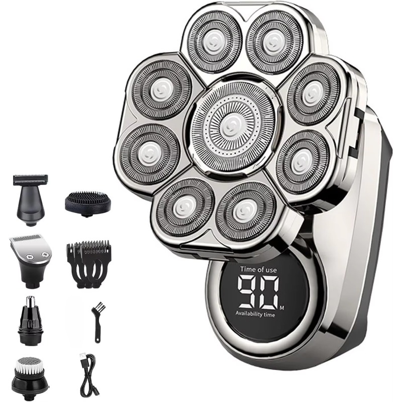 Men'S Grooming Razor Kit - Erkekler için 9D Yüzer Elektrikli Tıraş