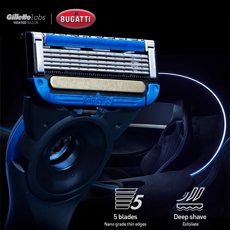 Men'S Grooming Products - Gillette Manuel Tıraş Makinesi Bugatti İşbirliği
