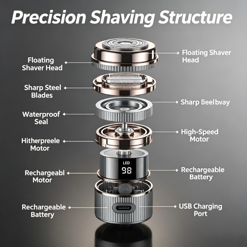2026 Mini Elektrikli Tıraş Mak - Men'S Grooming Razor Kit incelemesi ve fiyatı