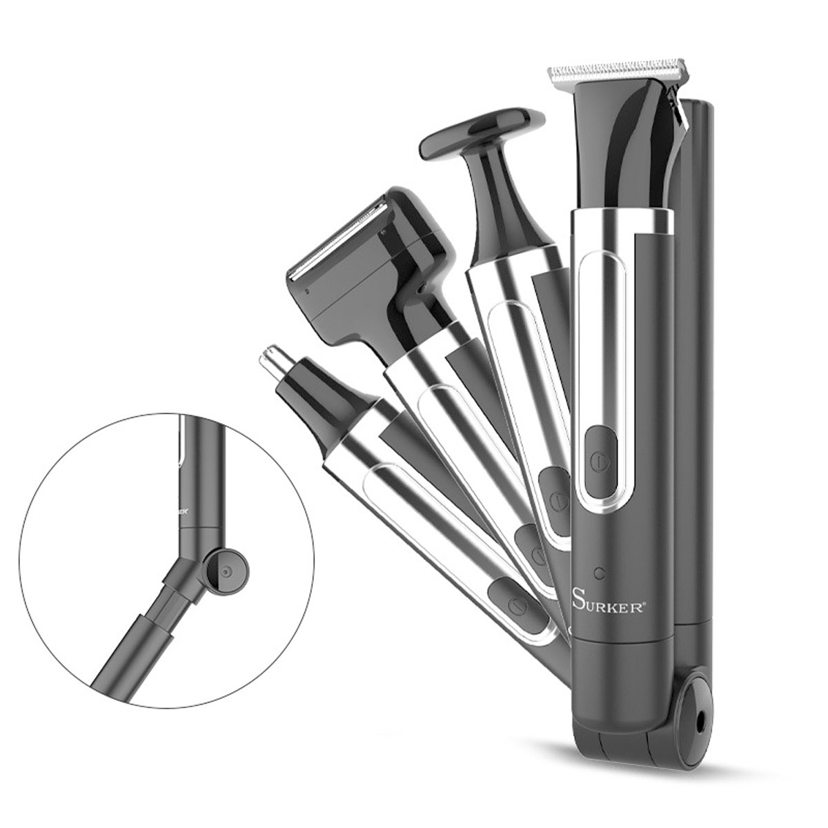 Surker 4'ü 1 arada Tıraş Makin - Men'S Grooming Razor Kit incelemesi ve fiyatı