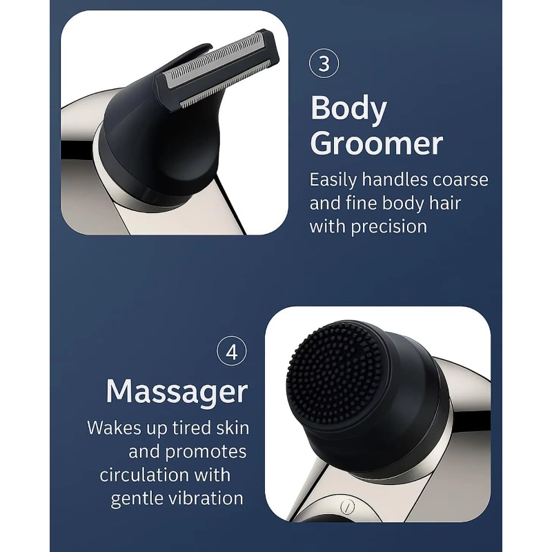 Erkekler için 9D Yüzer Elektri - Men'S Grooming Razor Kit incelemesi ve fiyatı
