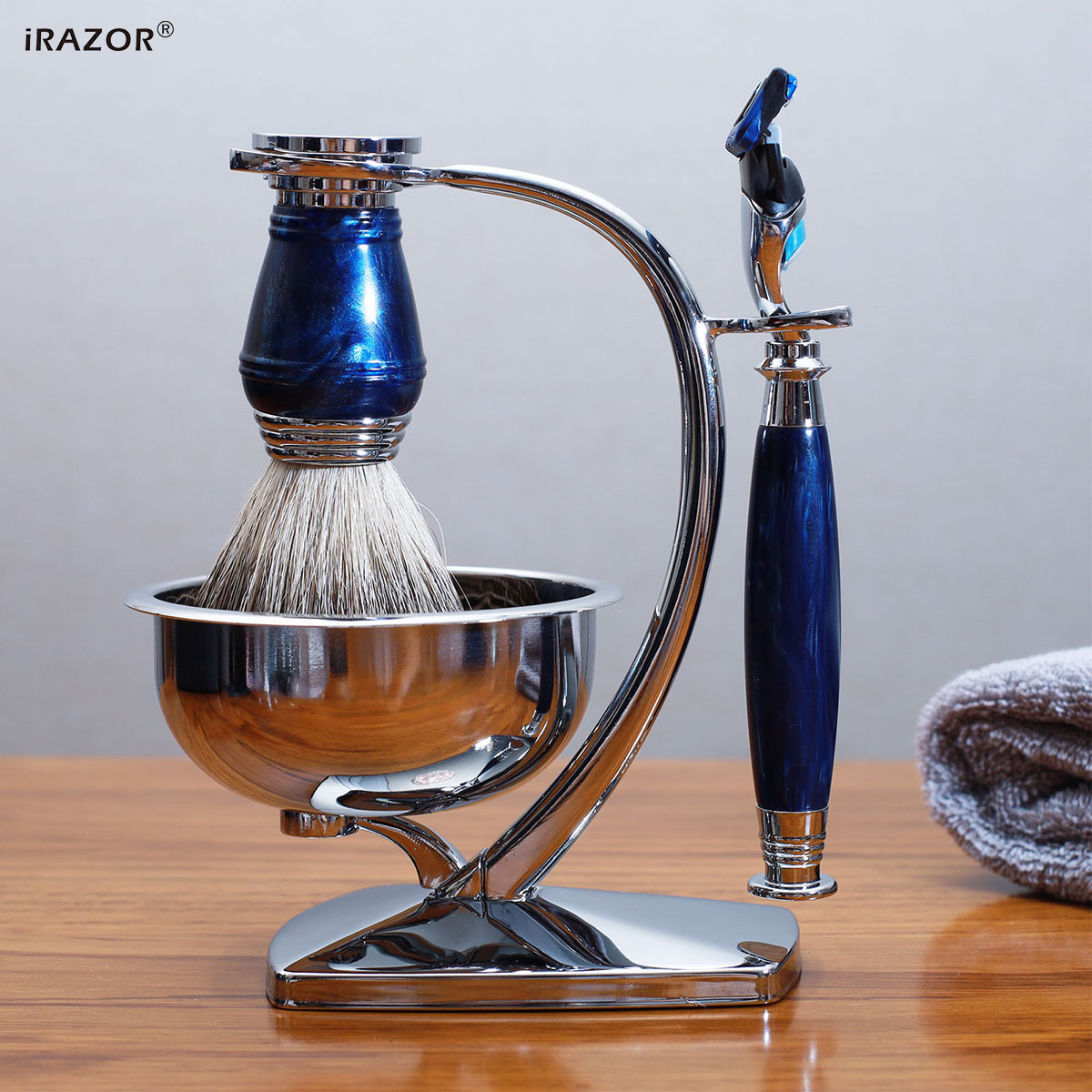iRAZOR Royal Blue Lüks Erkek T - Men'S Grooming Gift Set incelemesi ve fiyatı